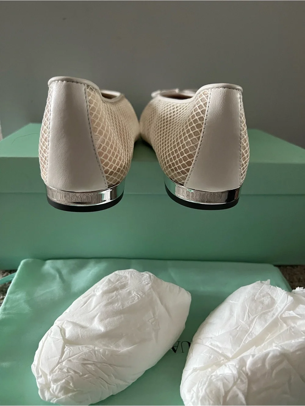 Aquazzura Gioia Mesh Flats - Picture 10 of 16